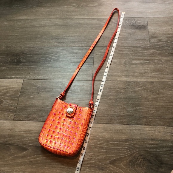 Brahmin Marley Crossbody Mandarin Orange Melbourne - Picture 8 of 15